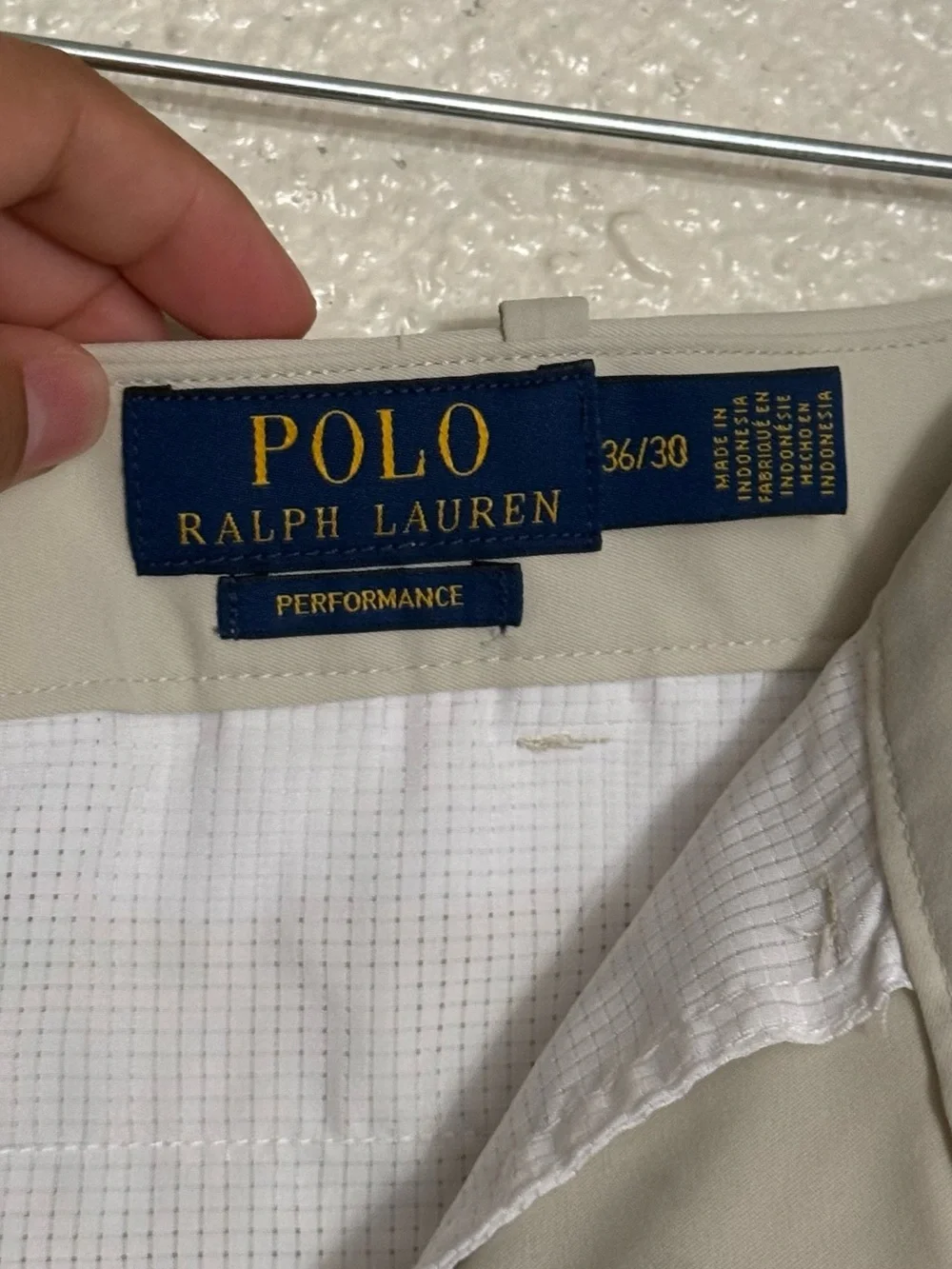 Polo Ralph Lauren Performance Pants Men’s 36 Stretch Chino Classic Fit